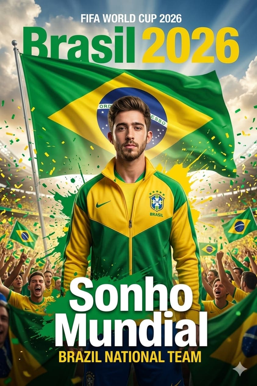 Brazil World Cup 2026 Poster AI Prompt — FIFA World Cup AI prompt for Gemini