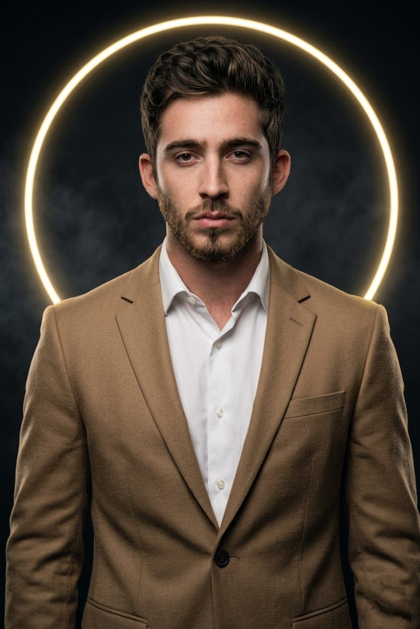 Elegant Suit Portrait AI Prompt — cinematic AI prompt for Gemini