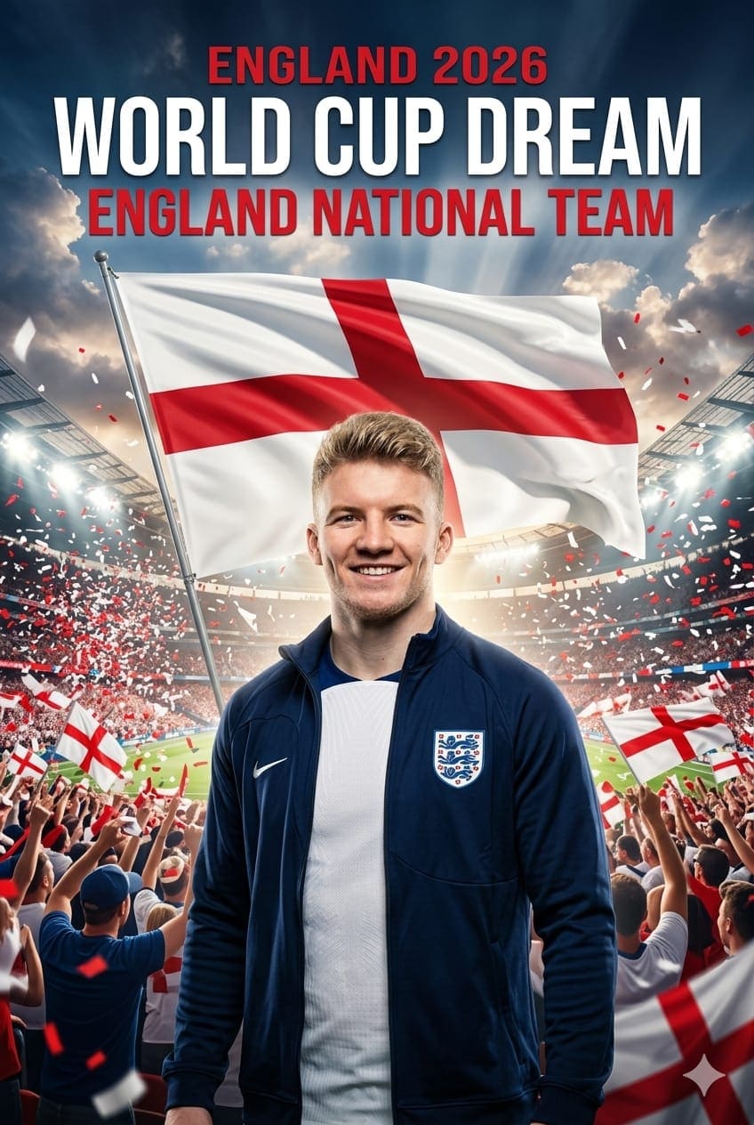 England World Cup 2026 Poster AI Prompt — FIFA World Cup AI prompt for Gemini