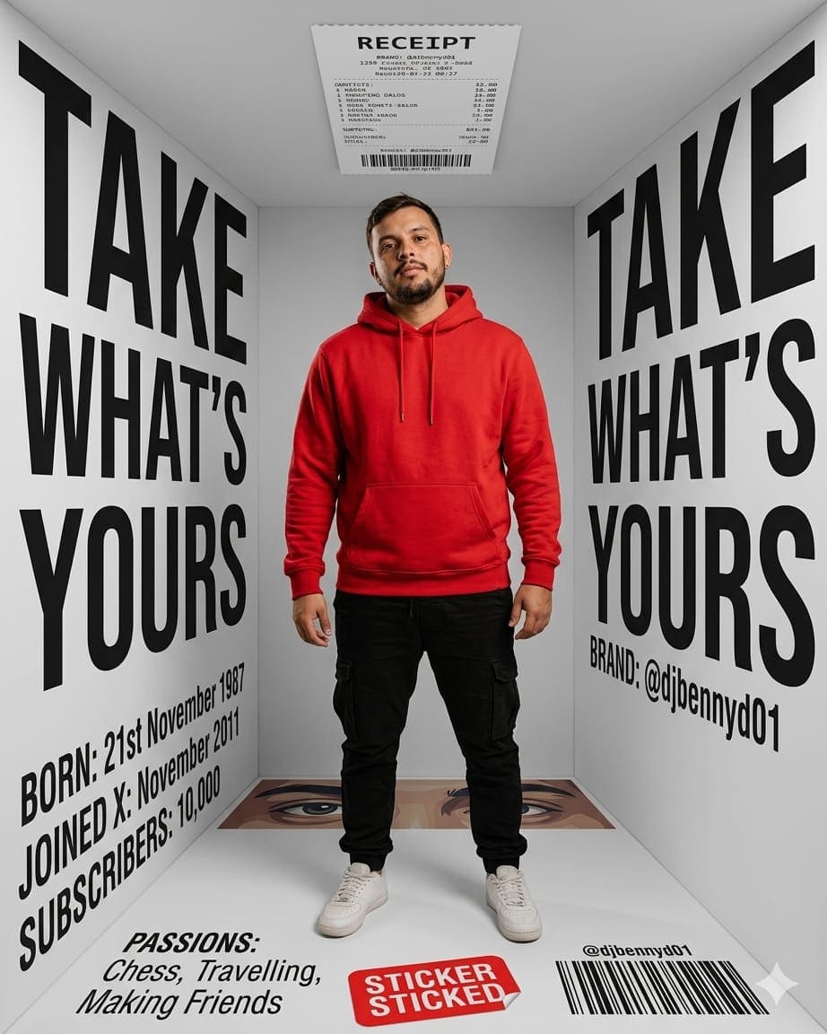 Personal Branding Social Profile Poster AI Prompt — Portrait AI prompt for Gemini