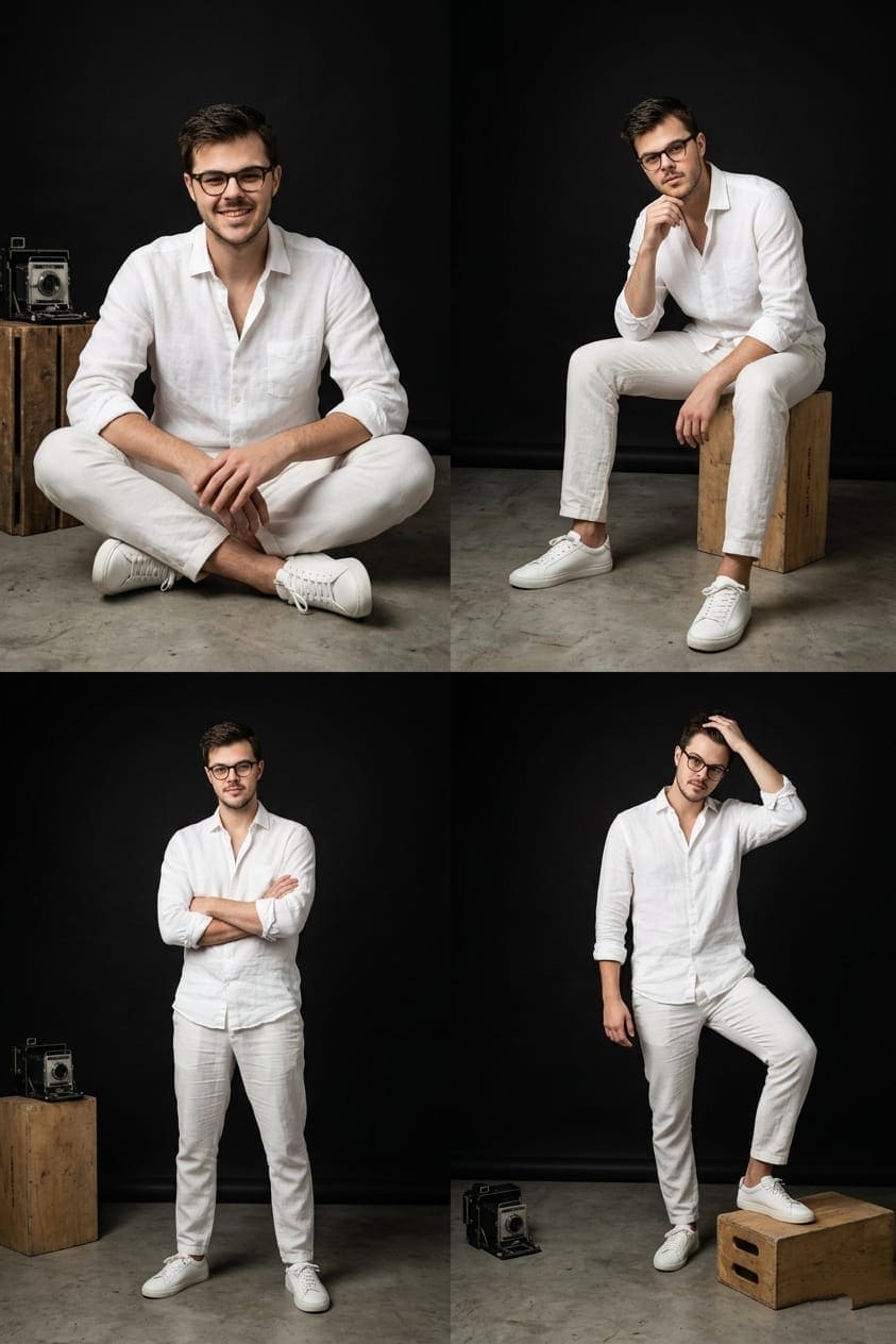 Professional Studio Portrait Collection AI Prompt | Luxury Editorial Photography — cinematic AI prompt for chatgpt
