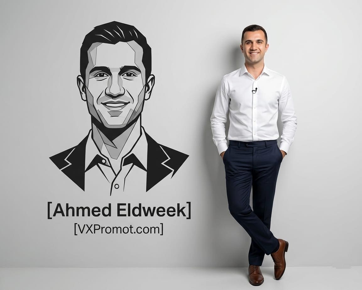 Professional Studio Portrait with Vector Wall Art AI Prompt — cinematic AI prompt for chatgpt