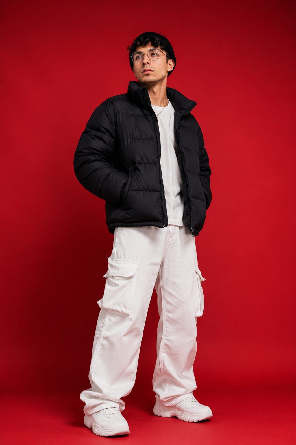 Red Studio Streetwear Fashion AI Prompt — cinematic AI prompt for chatgpt